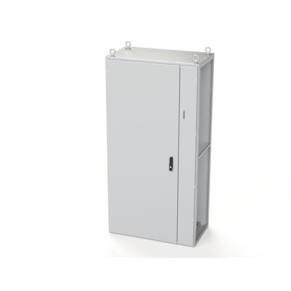 3 Point Latch with Coinproof/Padlocking Swing Handle Electrical Enclosures, 78.74 in H, 22 in D